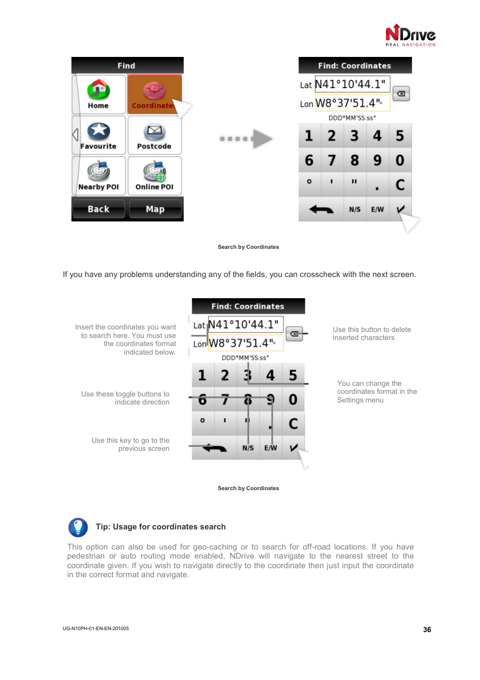 NDrive 10 for phones User Manual | Page 37 / 67