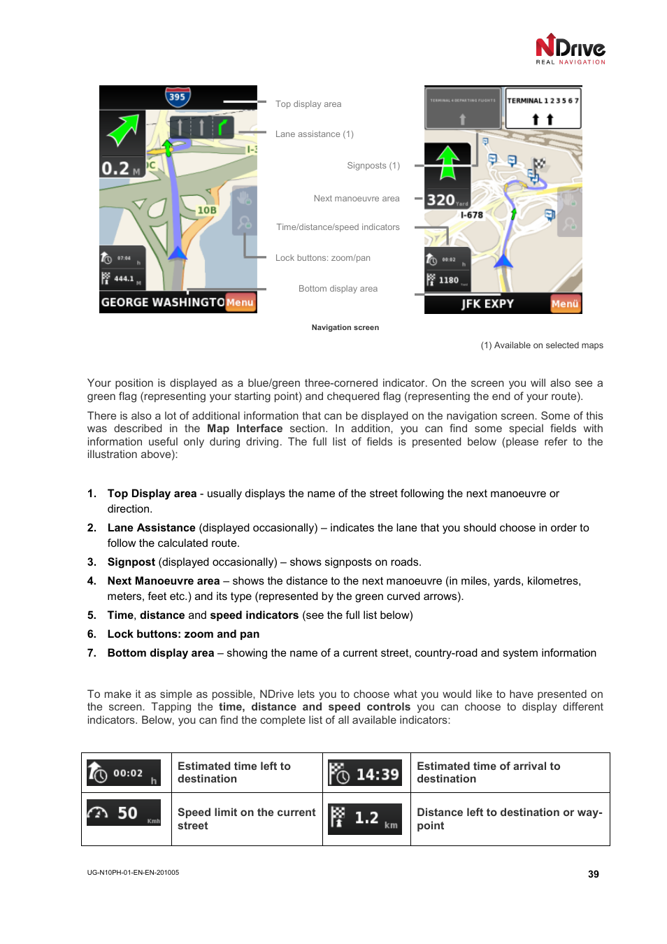 NDrive 10 for phones User Manual | Page 40 / 67