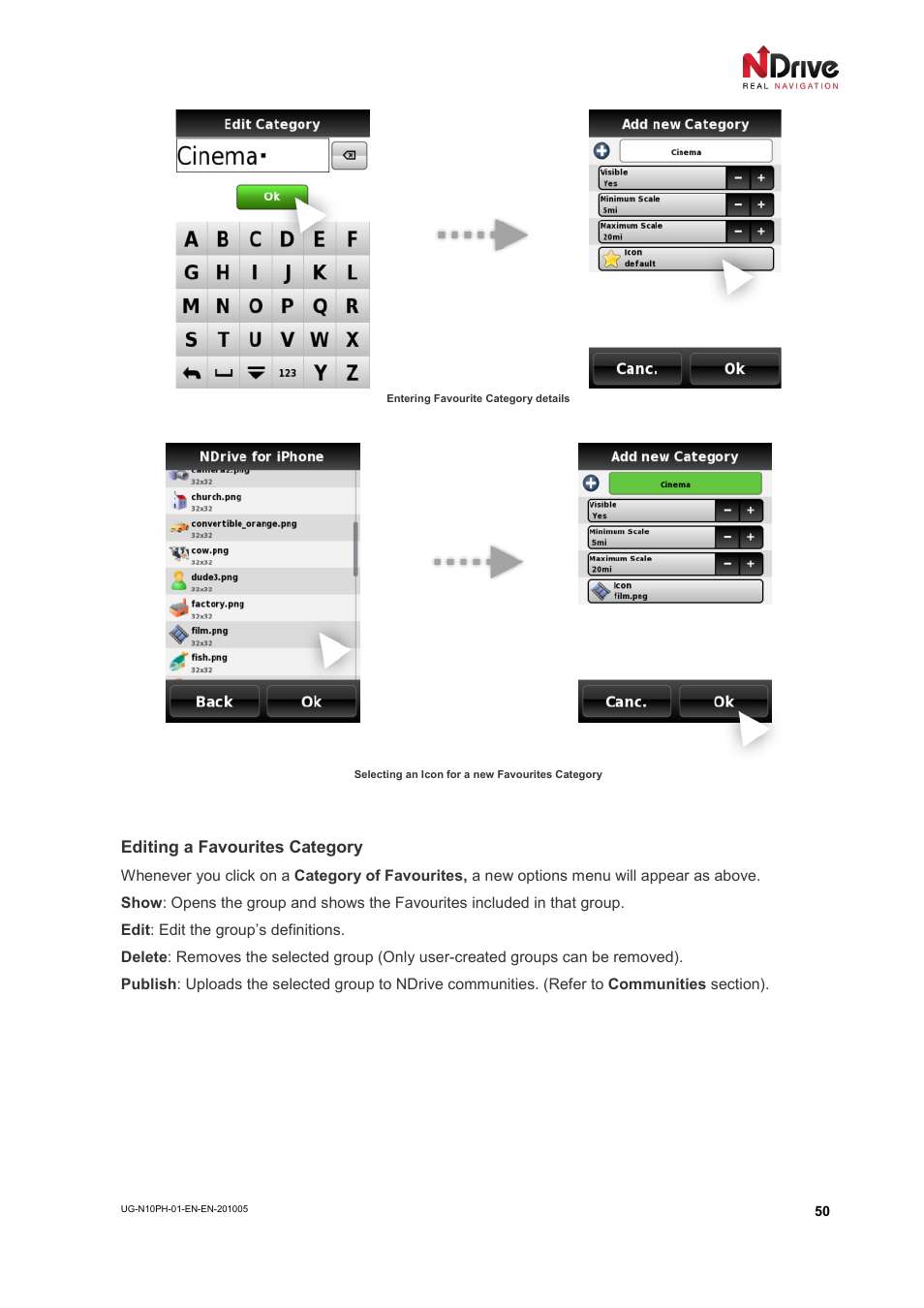 NDrive 10 for phones User Manual | Page 51 / 67