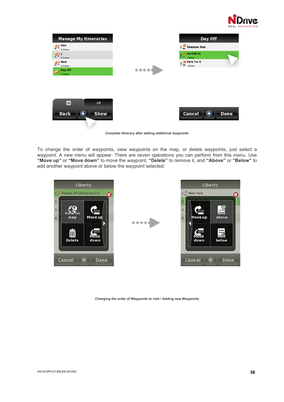 NDrive 10 for phones User Manual | Page 57 / 67