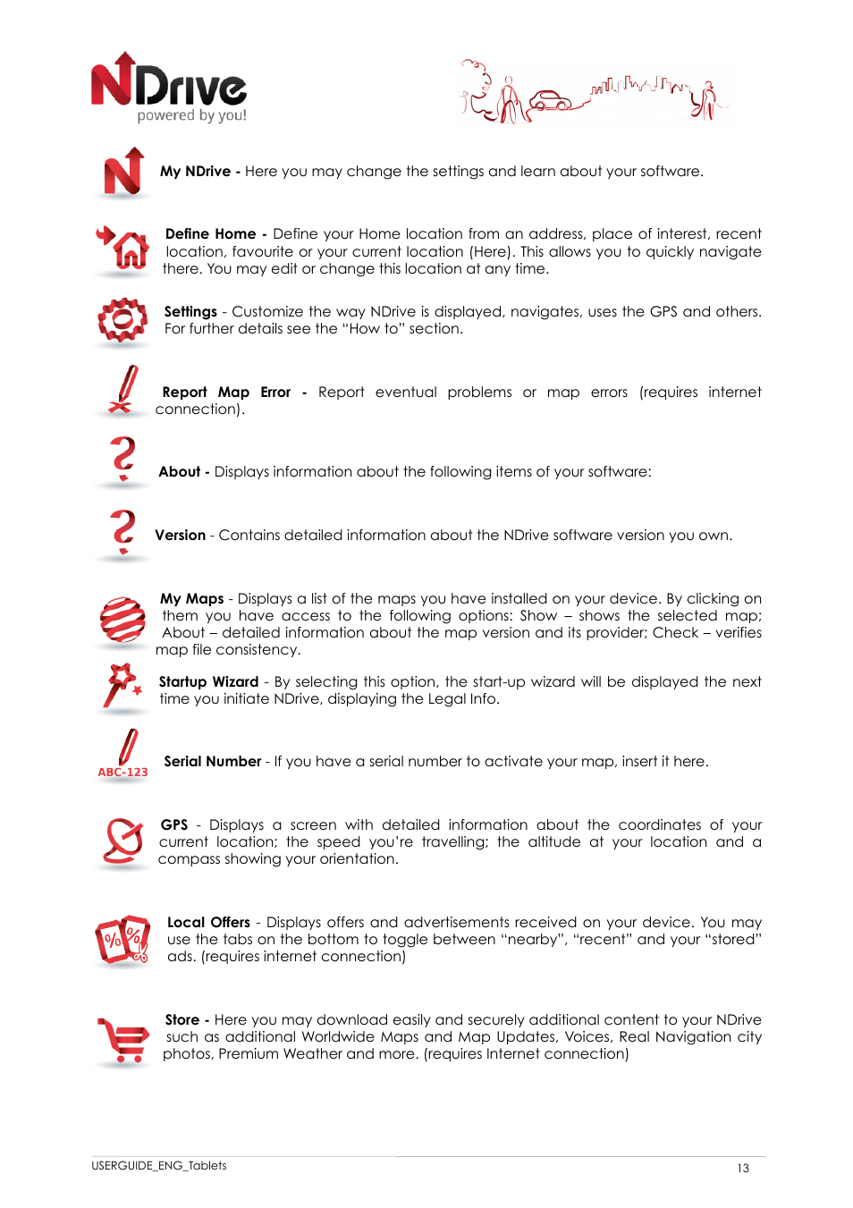 NDrive 11 for tablets User Manual | Page 14 / 16