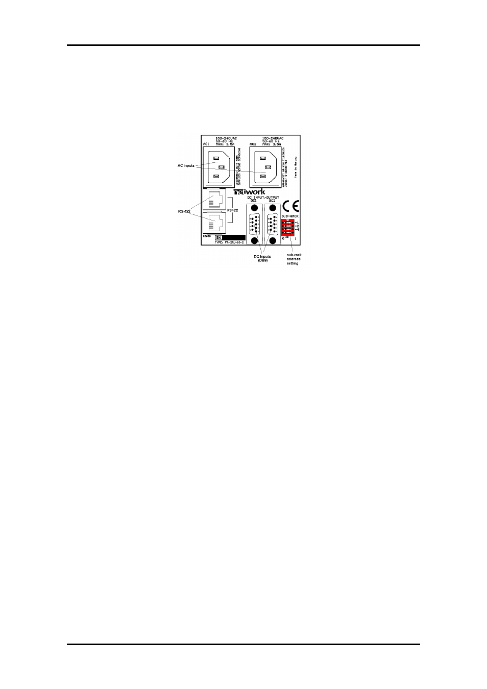 4 connections, 1 power connection 4.1.1 pin-out dc1 and dc2 (db9), 2 gpi power supply status outputs | 4connections, 1 power connection | Nevion FR-2RU-10-2 User Manual | Page 8 / 28