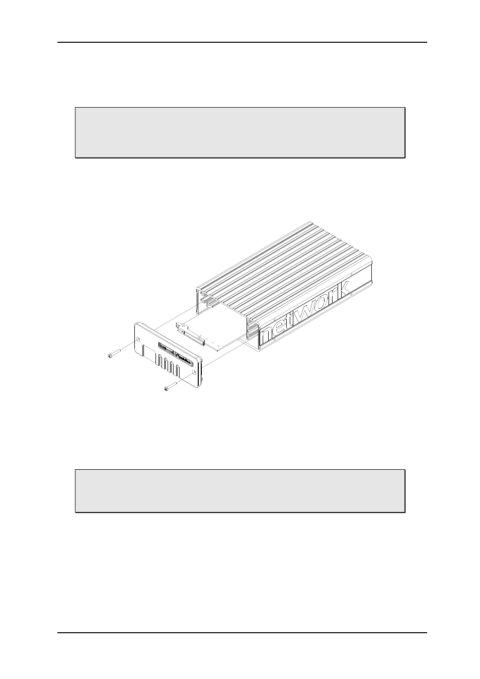5 n-box operation, 1 removing the front panel, 2 card removal | 3 back plane insertion | Nevion N-BOX User Manual | Page 9 / 14