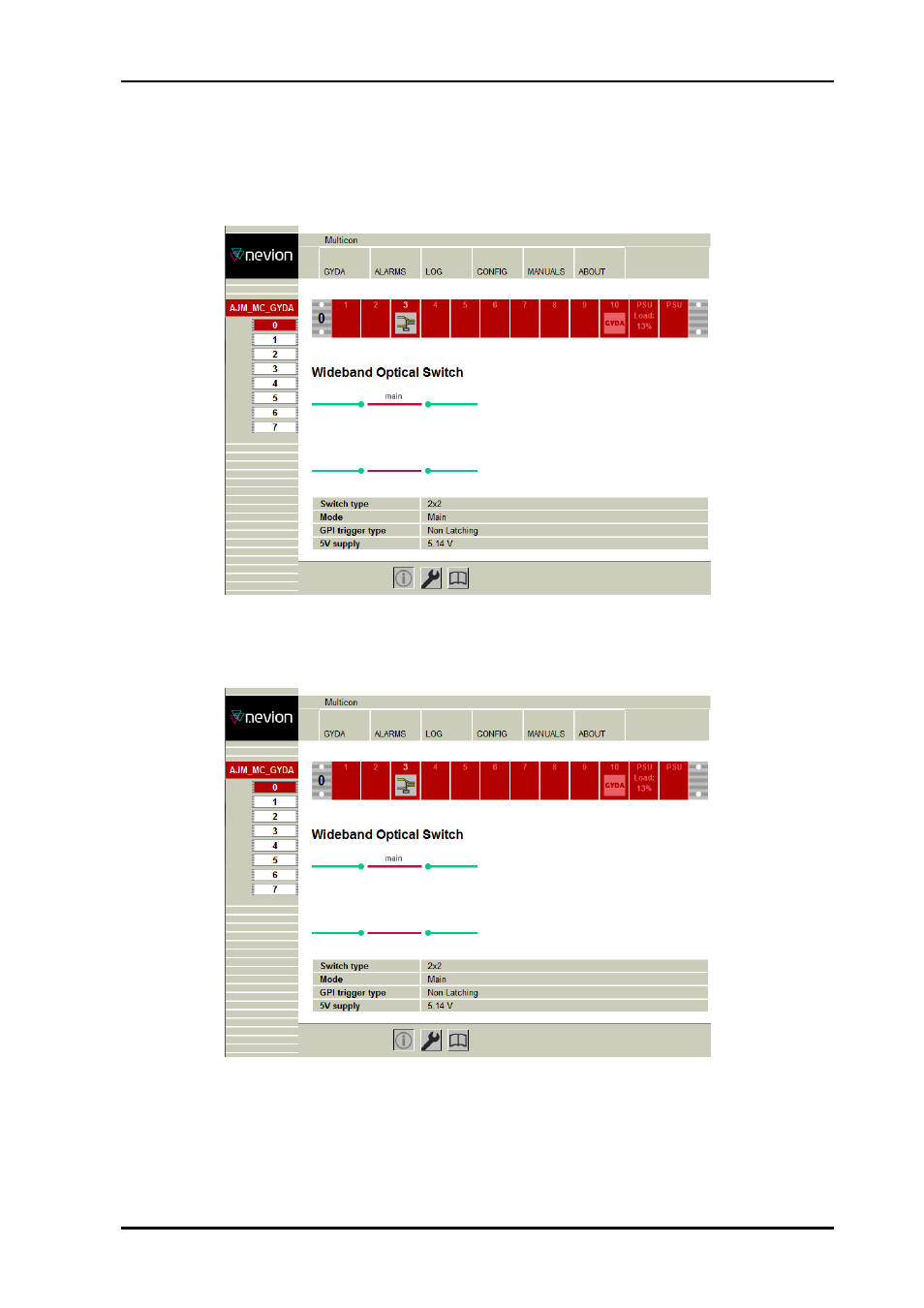 2 multicon gyda system controller | Nevion WOS-2 User Manual | Page 13 / 18