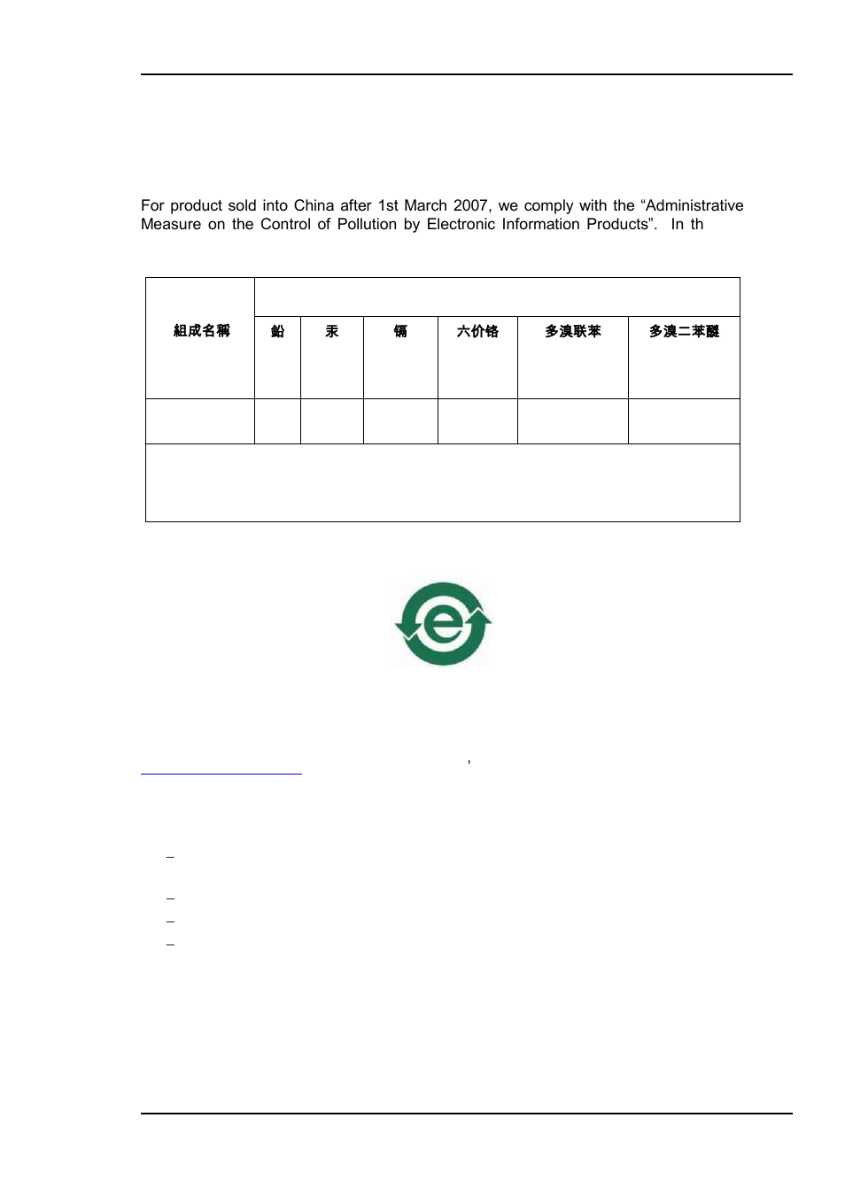 A.1 materials declaration, A.2 recycling information | Nevion WOC-2-50-50-Mkll User Manual | Page 15 / 15