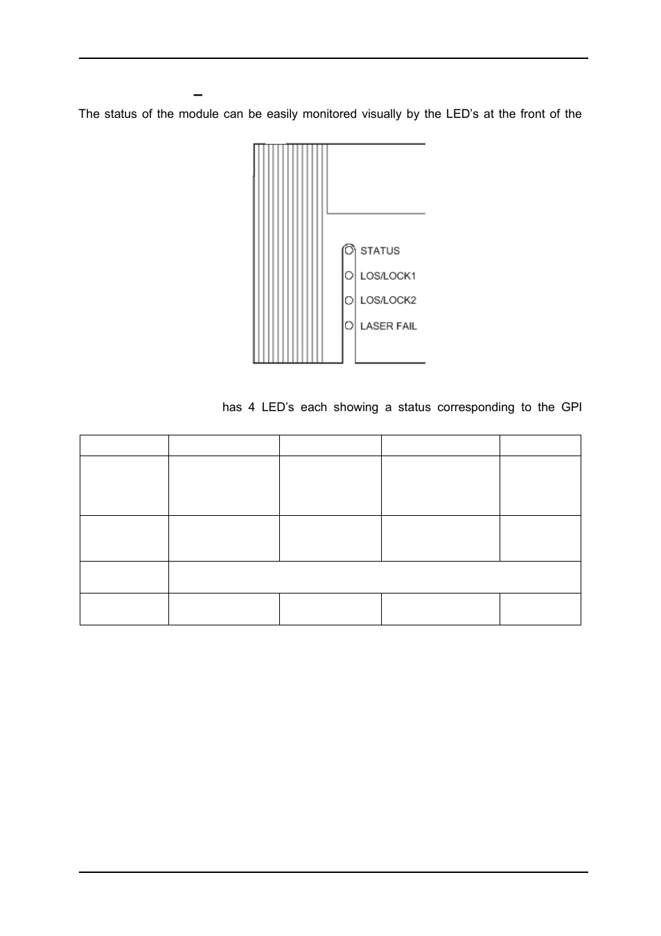 2 front panel, Status monitoring, 2 front panel – status monitoring | Nevion 3GHD-EO-D15xx User Manual | Page 11 / 18