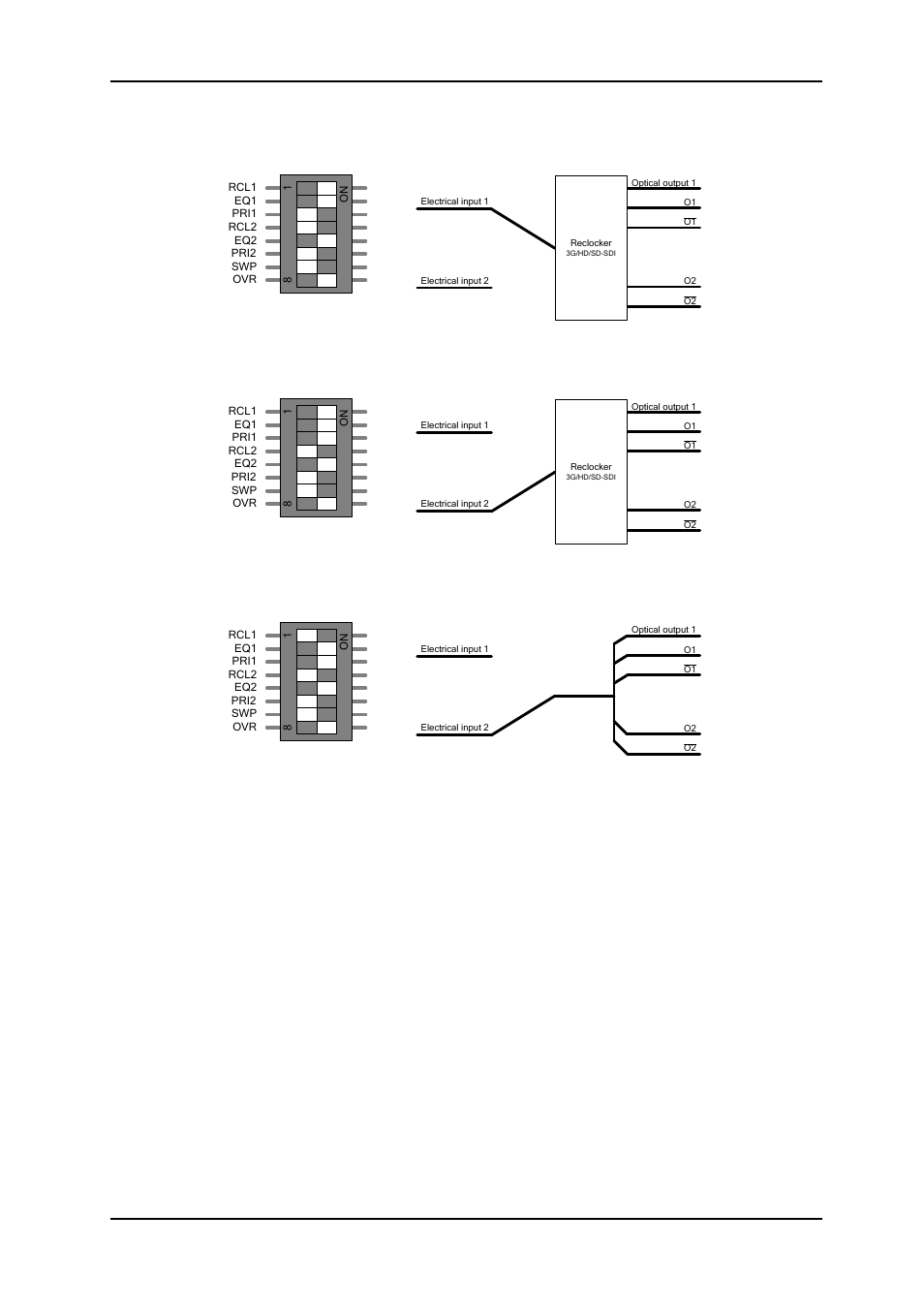 6 single converter configuration example, 3ghd-eo / 3ghd-eo-2 rev. e | Nevion 3GHD-EO User Manual | Page 12 / 23