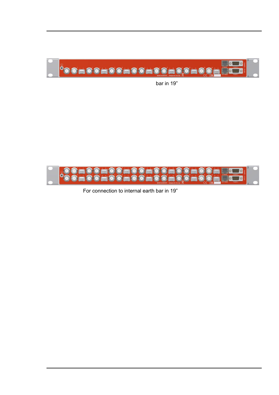 2 rear view, 1 fc-3g-eo-14, 2 fc-3g-eo-28 | Nevion FC-3G-EO-14 User Manual | Page 12 / 27