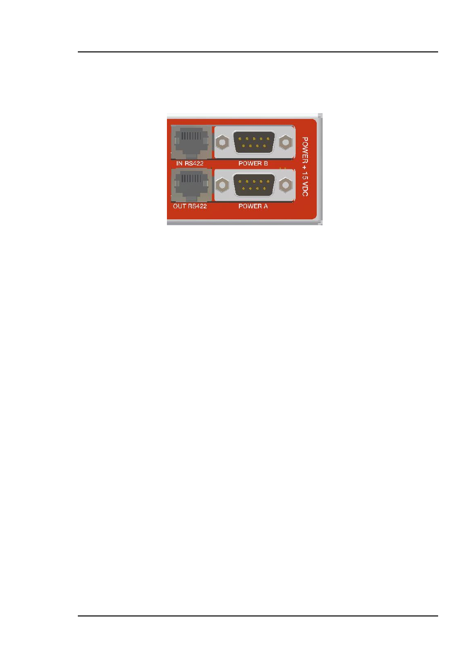 3 connections, 1 power connection, 1 pin-out power a and power b (db9) | 2 rs-422 connection, 1 pin-out rs-422 (rj45) | Nevion FC-3G-EO-14 User Manual | Page 15 / 27