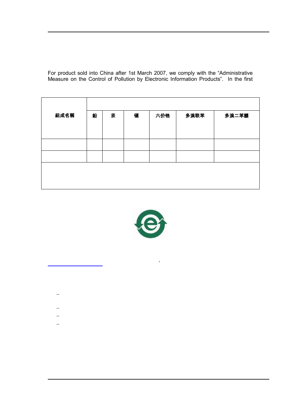 A.1 materials declaration, A.2 recycling information | Nevion FC-3G-EO-14 User Manual | Page 27 / 27