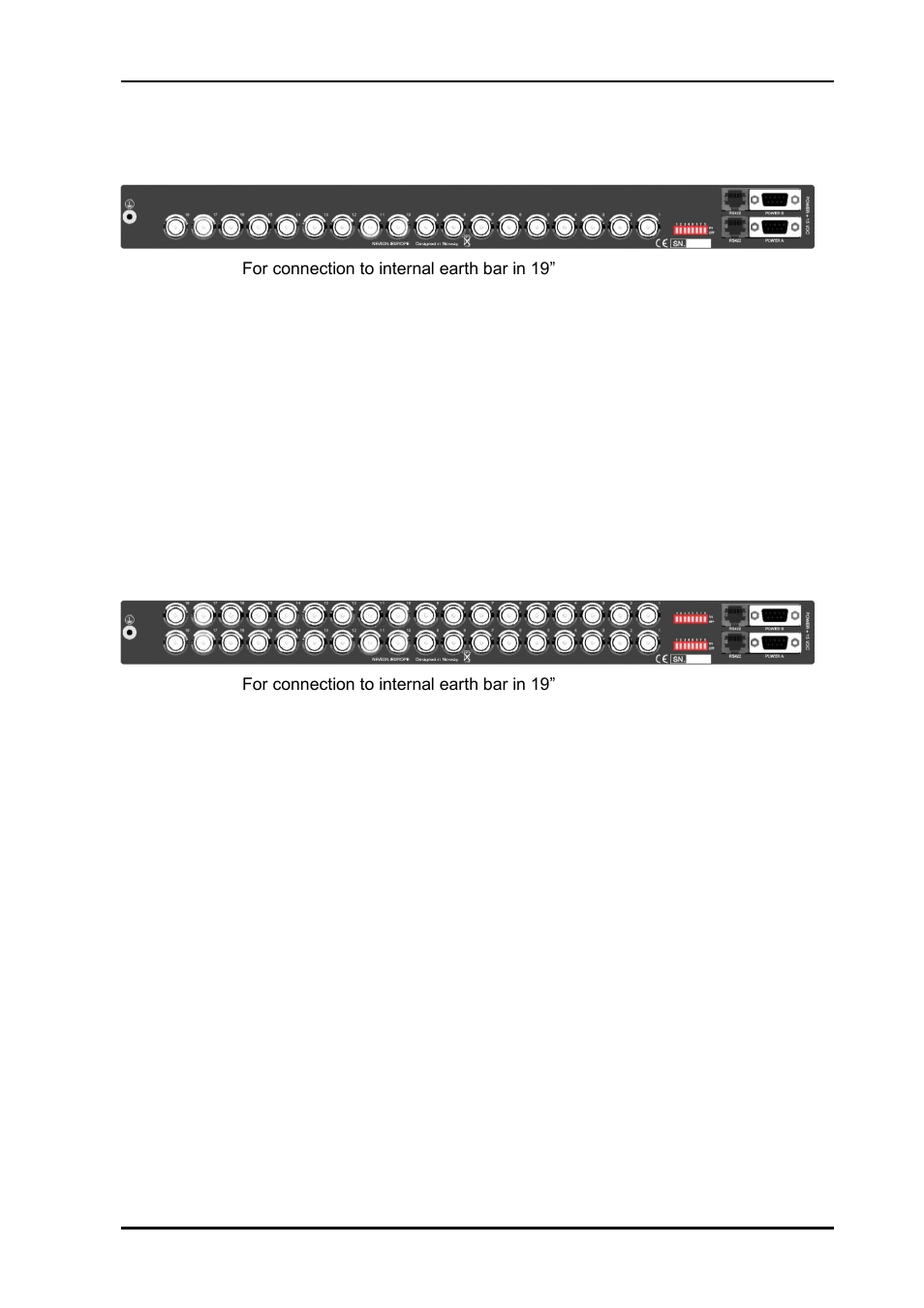 2 rear view, 1 fc-3g-eo-18, 2 fc-3g-eo-36 | Nevion Flashlink Compact II User Manual | Page 13 / 29