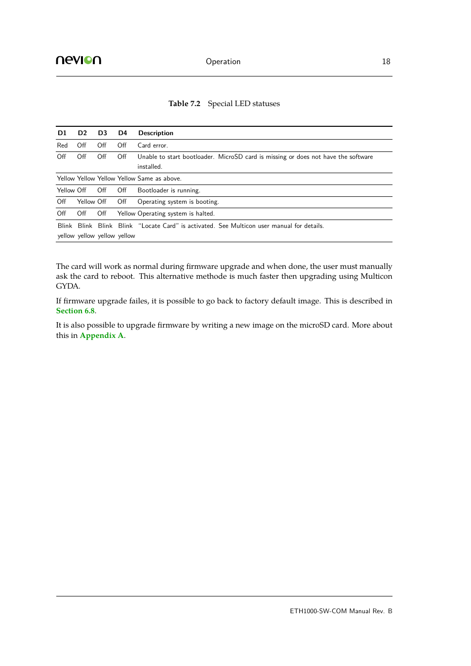 Nevion ETH1000-SW-COM User Manual | Page 18 / 23