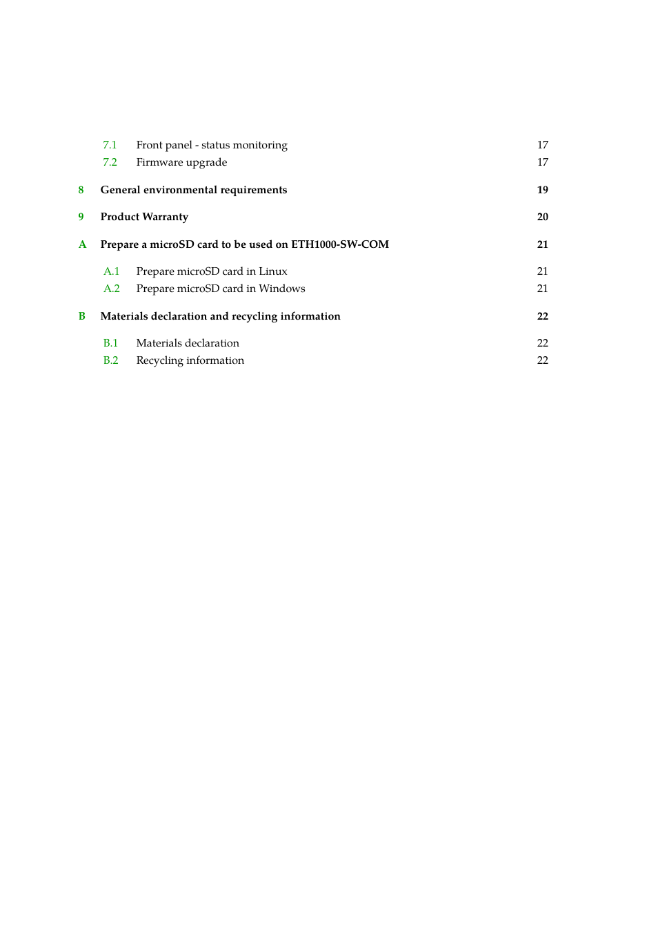 Nevion ETH1000-SW-COM User Manual | Page 3 / 23