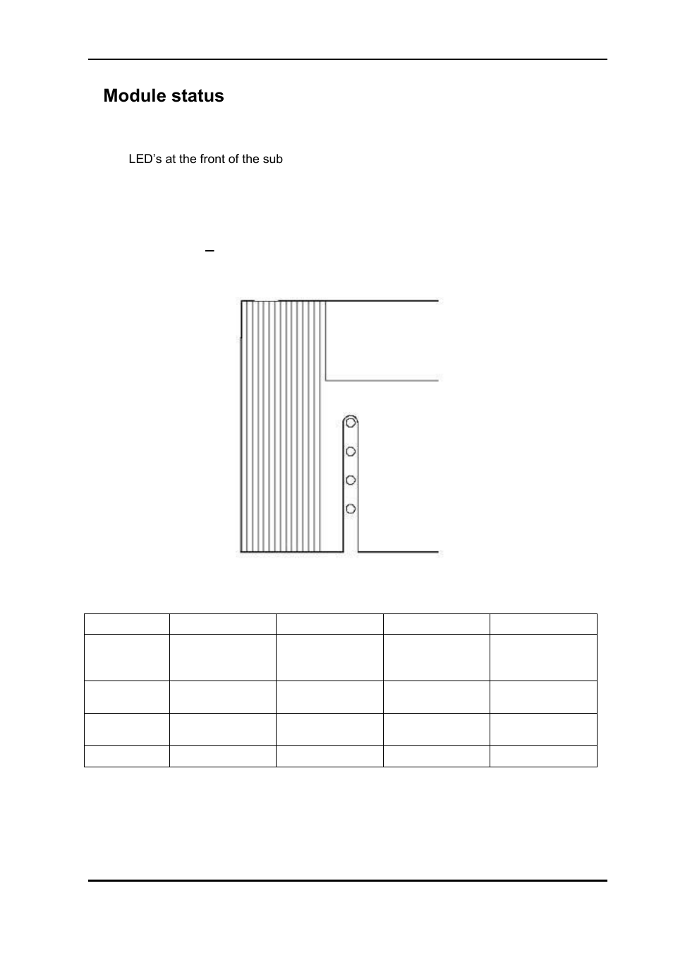 5 module status, 1 front panel, Status monitoring | 5module status, 1 front panel – status monitoring, Link act los status | Nevion ETH1000-SFP User Manual | Page 11 / 15