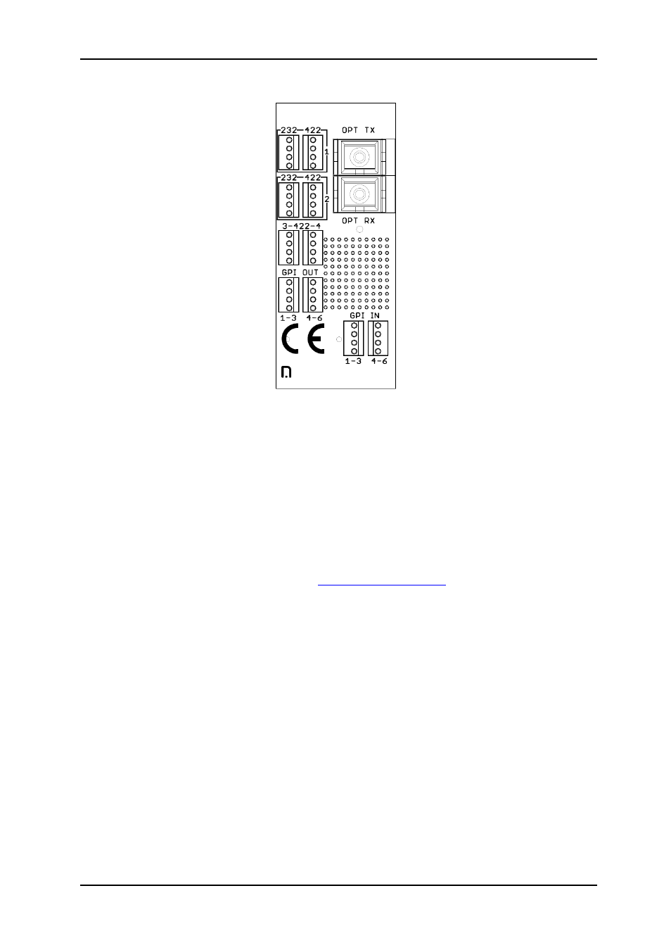 3 d-422-mg-c3, 4 mounting the connector modules, 5 c1 rs-422 connector pin assignments | Nevion D422-MG User Manual | Page 8 / 20