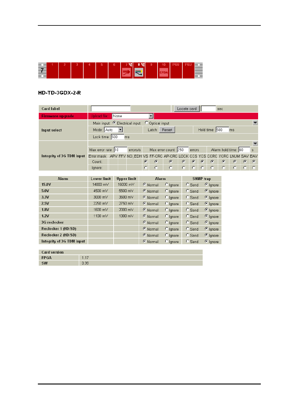 Nevion SDI-TD-3GMX-5 User Manual | Page 18 / 38