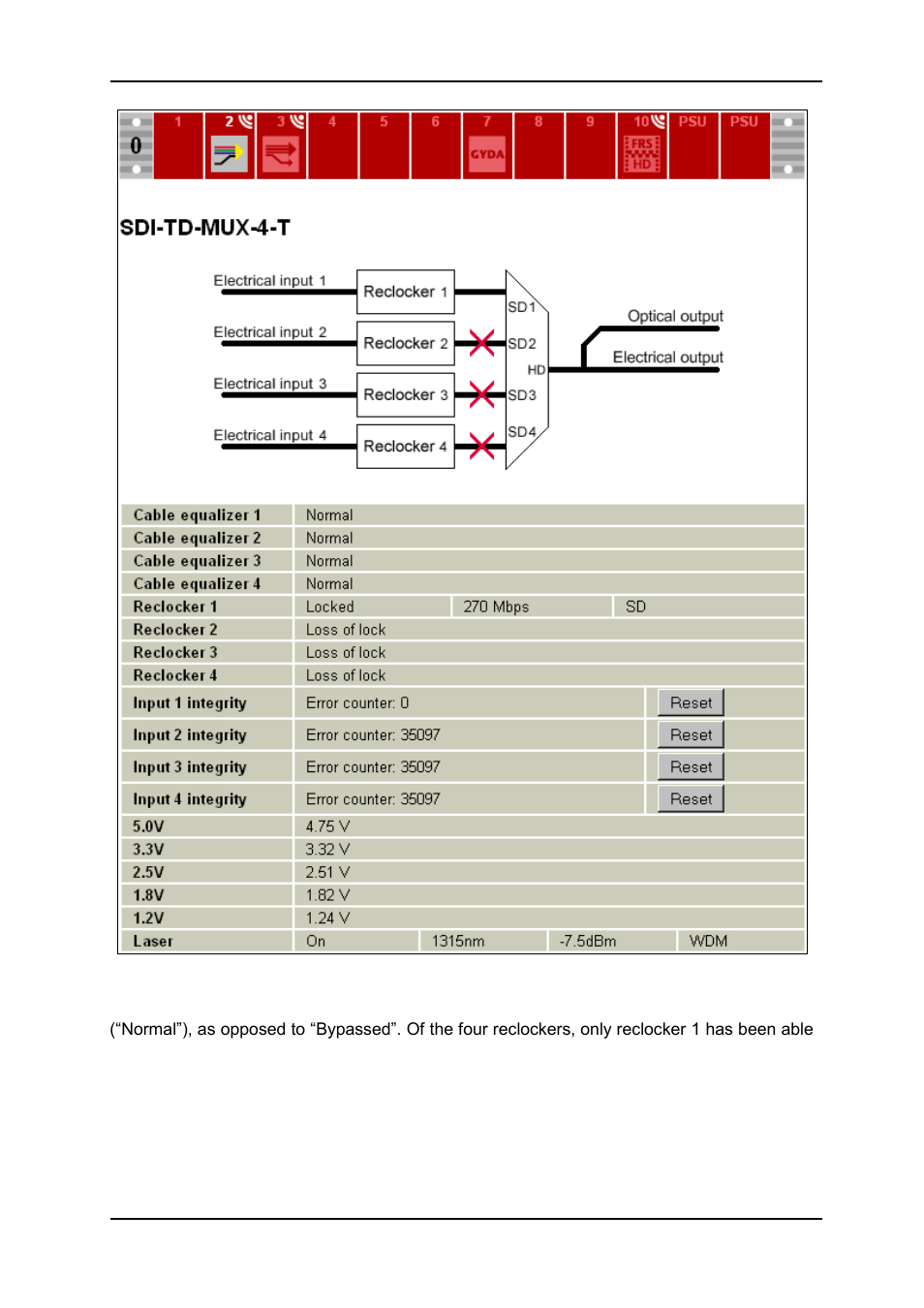 Nevion SDI-TD-MUX-4 User Manual | Page 10 / 30