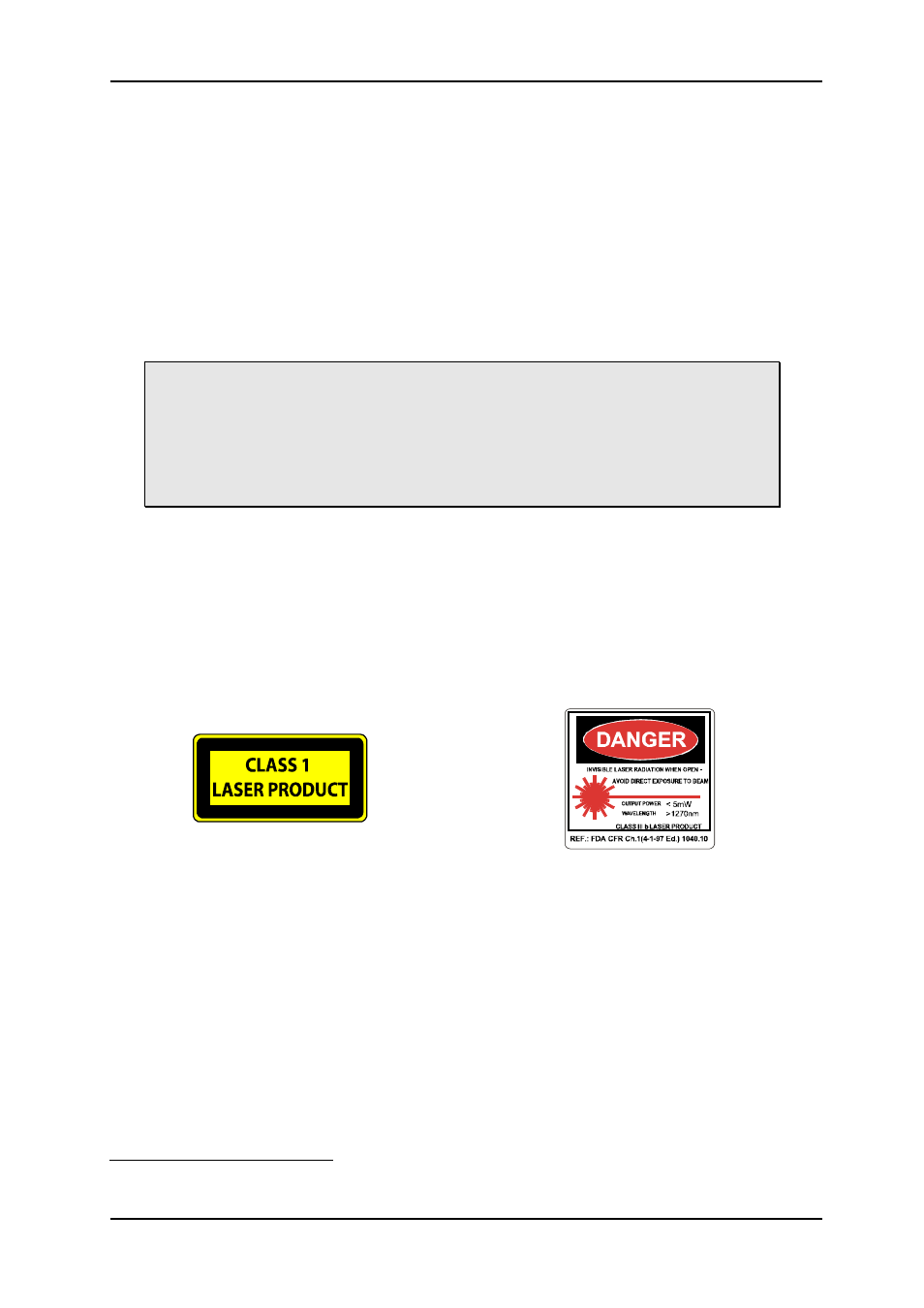 8 laser safety precautions | Nevion SDI-TD-MUX-4 User Manual | Page 27 / 30