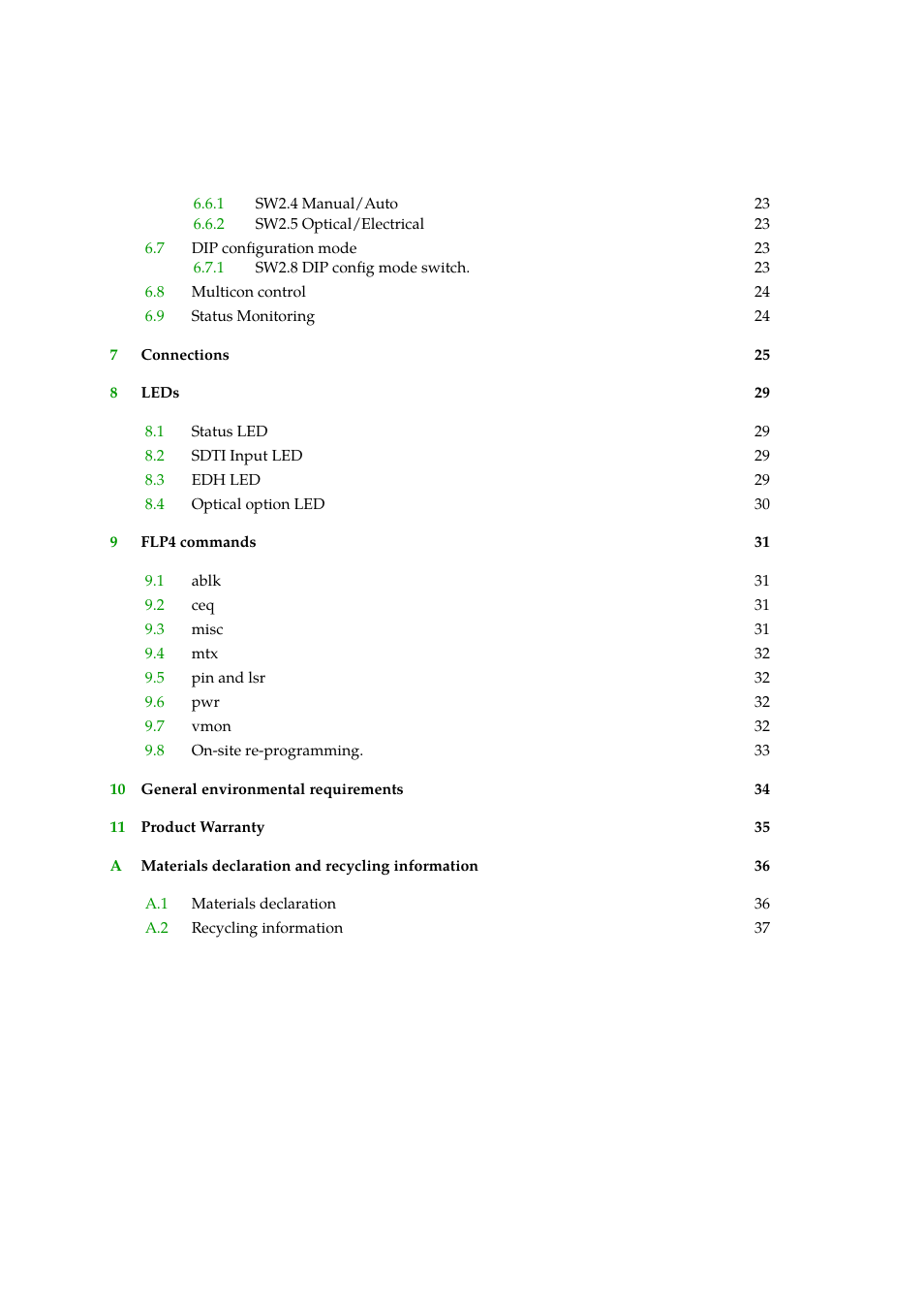 Nevion AES-VMUX User Manual | Page 3 / 37