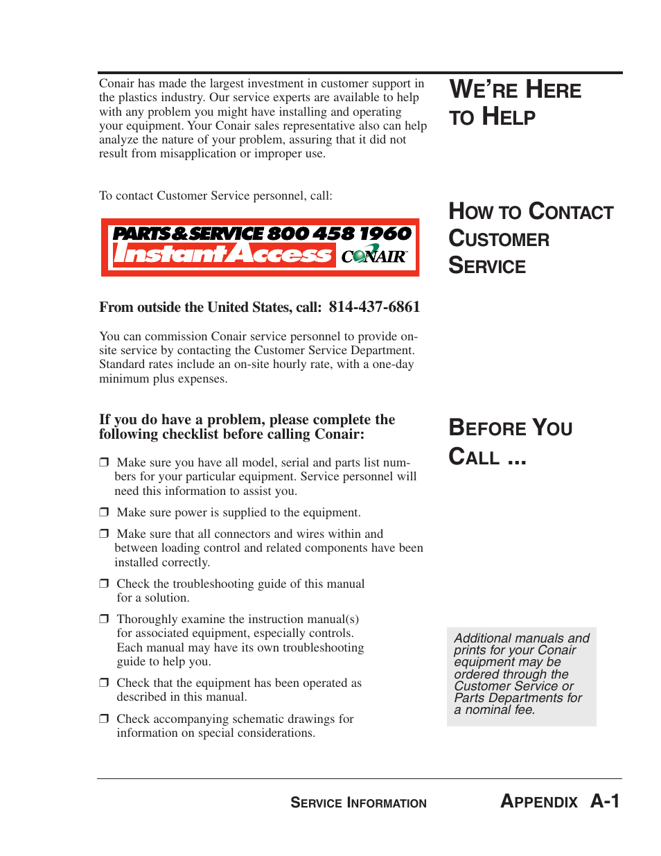 Ere to | Conair Dust Collector Size 3 User Manual | Page 13 / 14