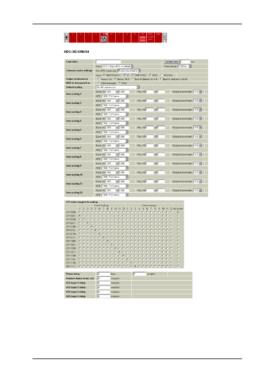 Nevion UDC-3G-XMUX4+ User Manual | Page 23 / 59