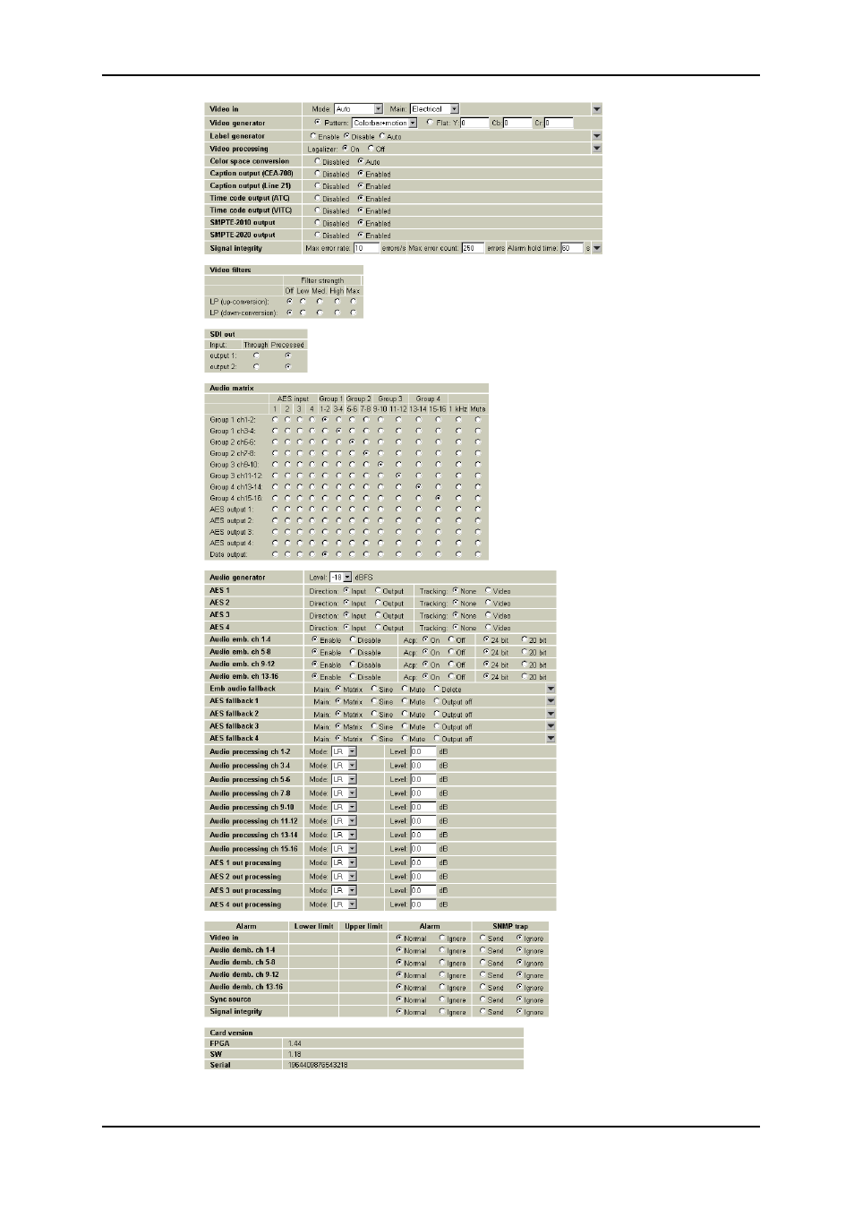 Nevion UDC-3G-XMUX4+ User Manual | Page 24 / 59