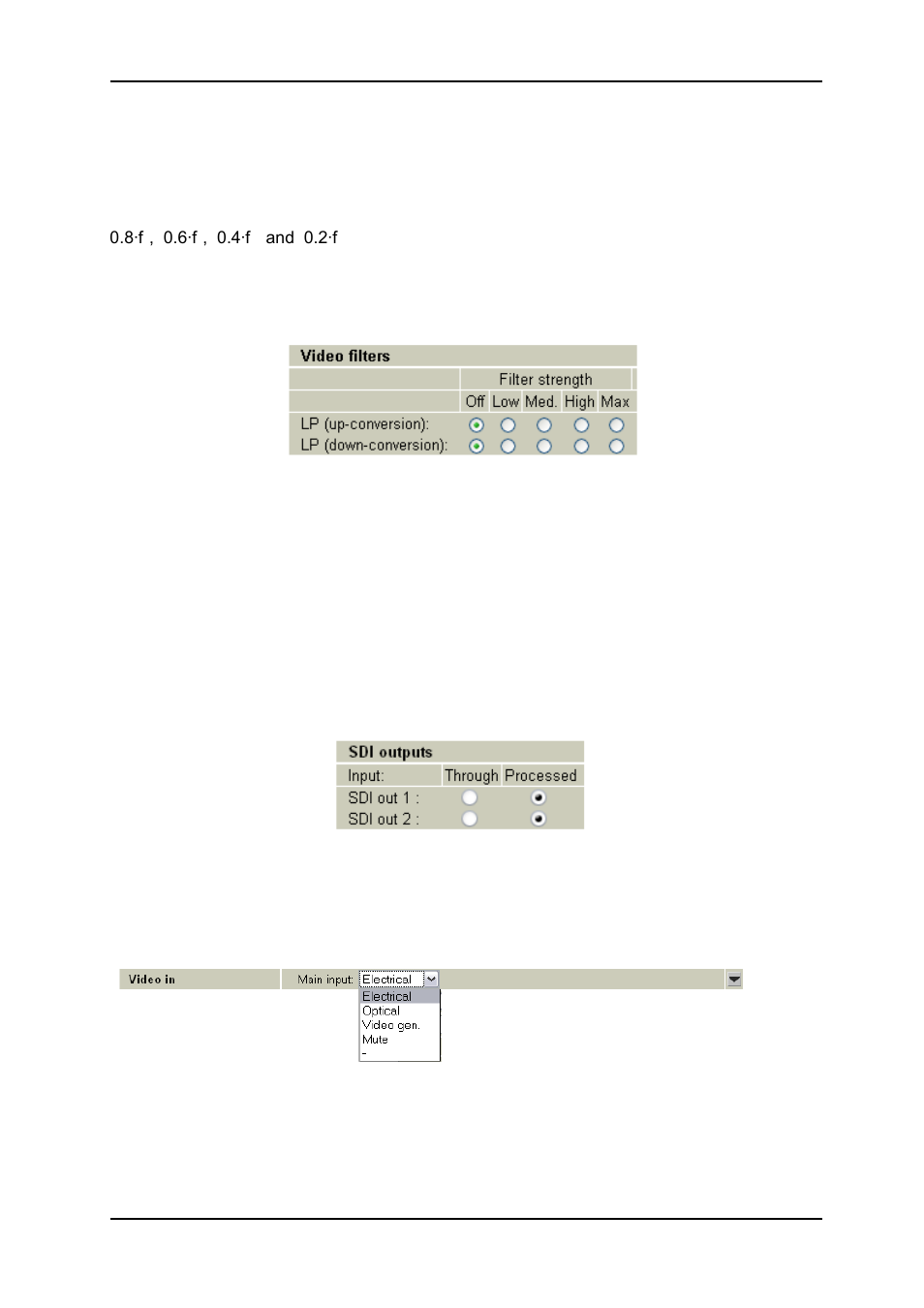 12 video filters, 13 edh processing block, 14 video output selection | Nevion UDC-3G-XMUX4+ User Manual | Page 37 / 59