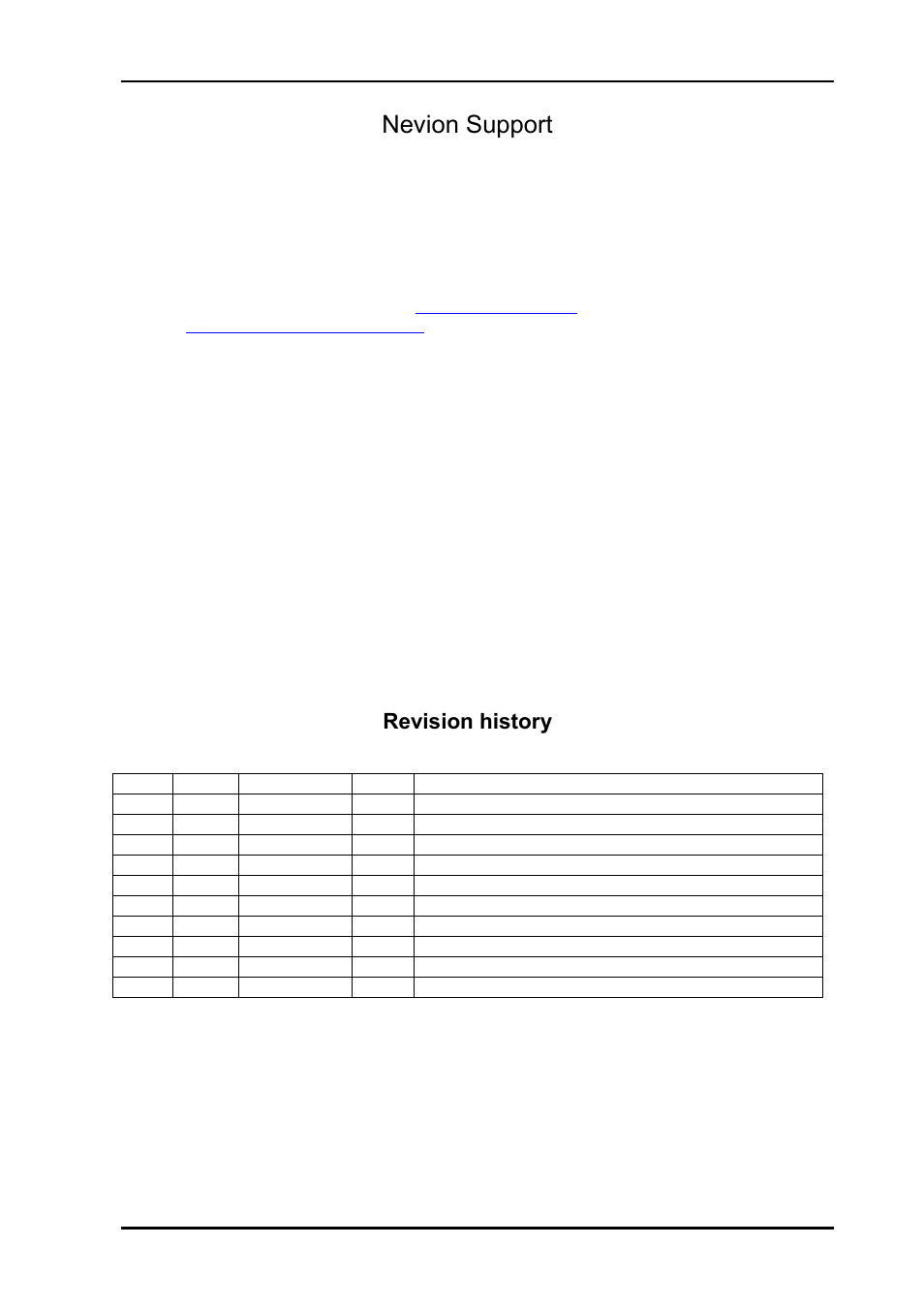 Nevion support, Revision history | Nevion ARC-SD-DMUX User Manual | Page 2 / 36