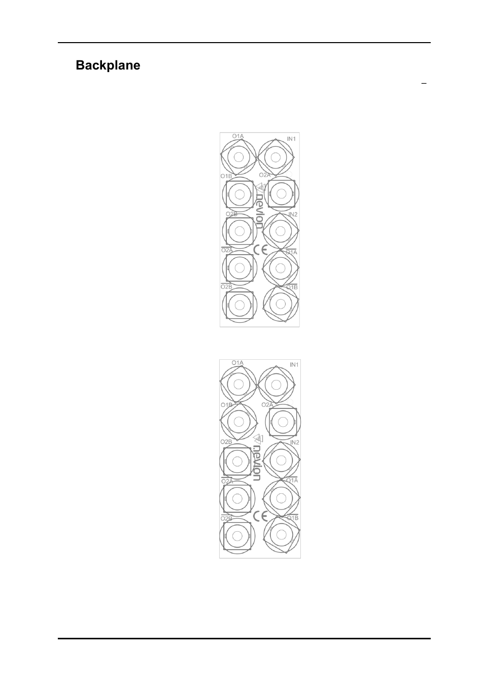 11 backplane | Nevion 3GHD-CHO-2x4 User Manual | Page 20 / 24