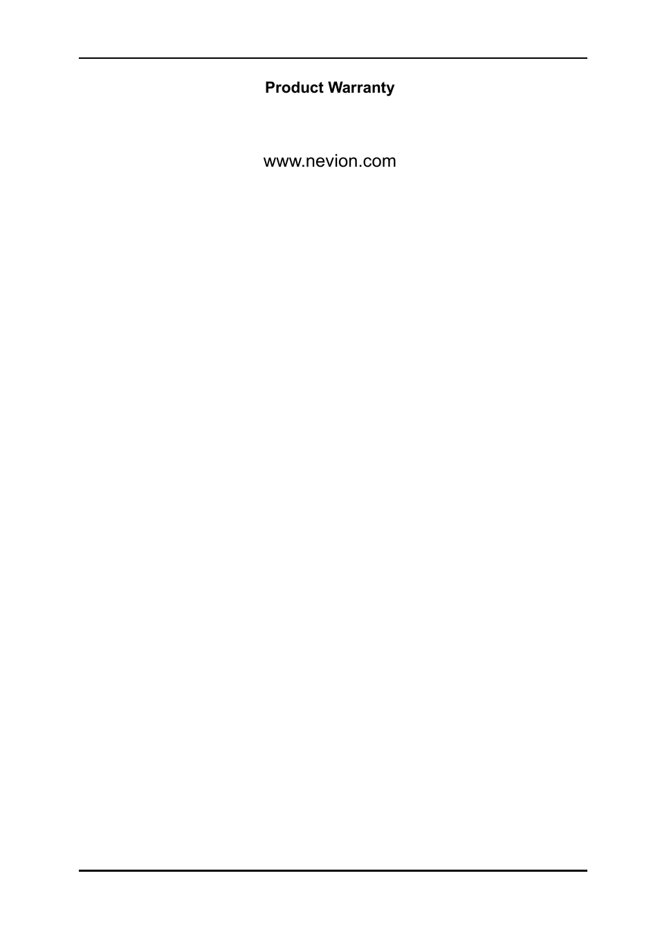 Product warranty | Nevion 3GHD-CHO-2x4 User Manual | Page 23 / 24