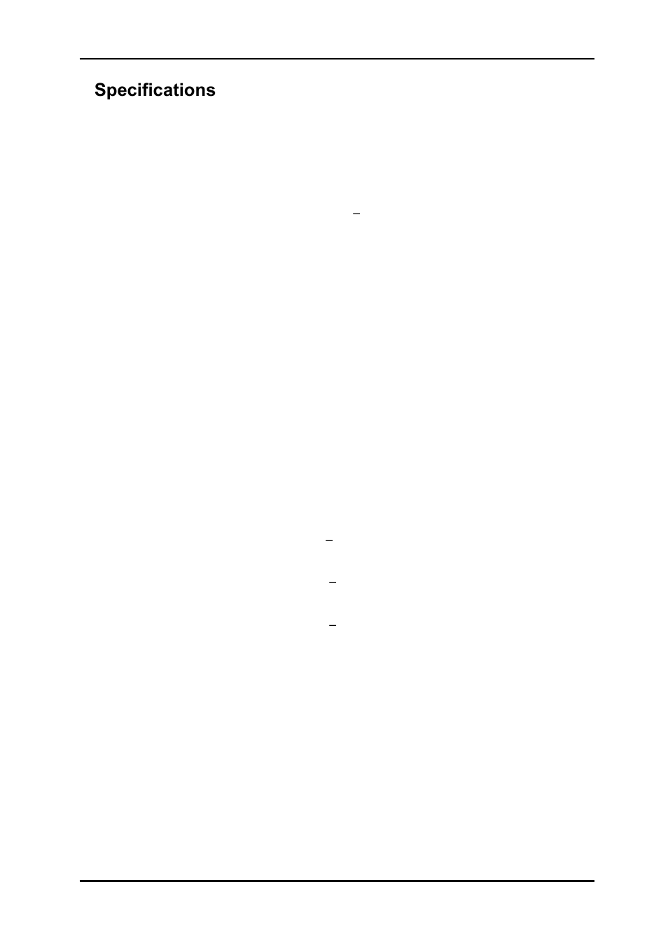 3 specifications, 3specifications | Nevion 3GHD-CHO-2x4 User Manual | Page 6 / 24