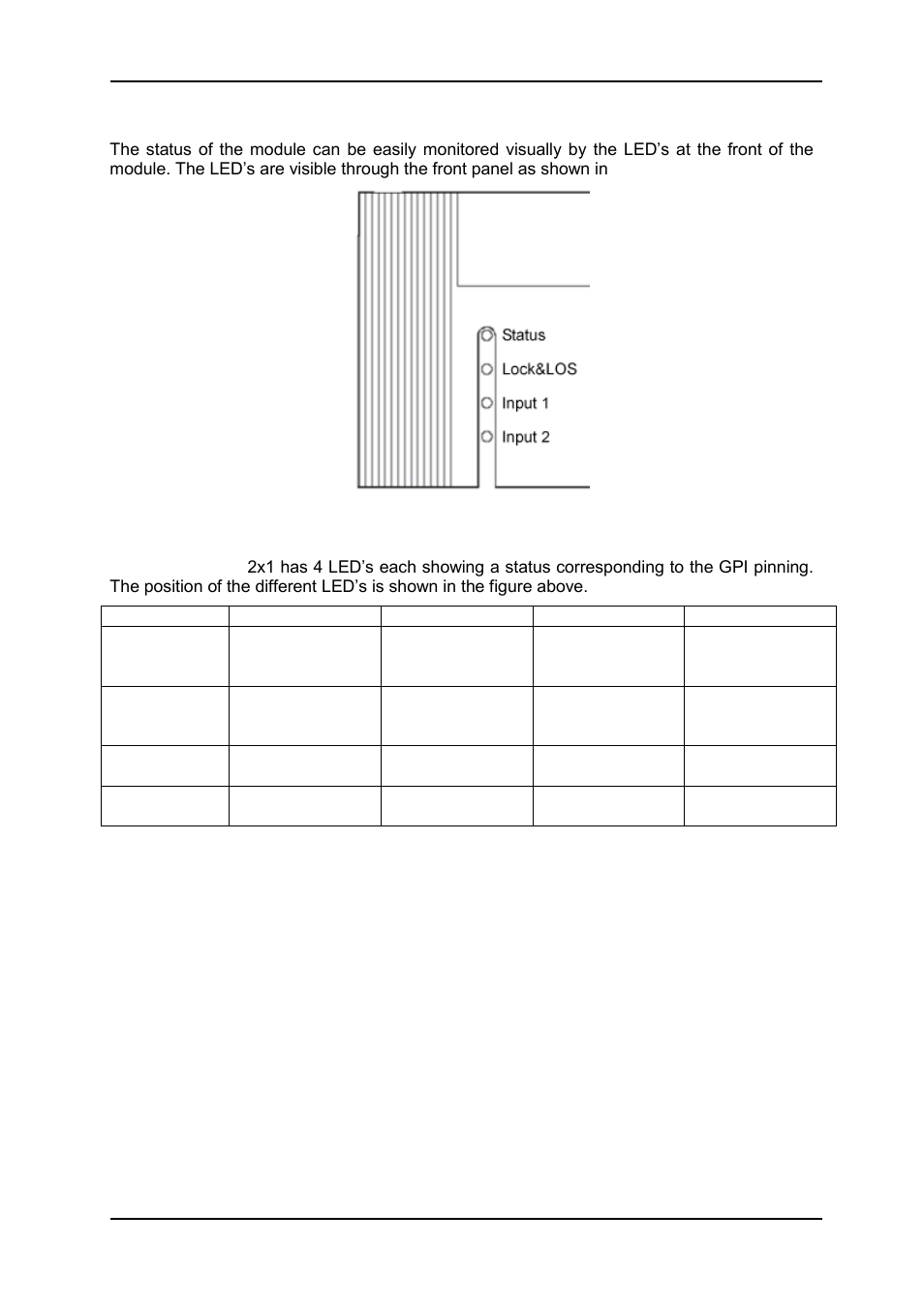 2 front panel - status monitoring | Nevion HDSDI-CHO-2x1 User Manual | Page 10 / 14