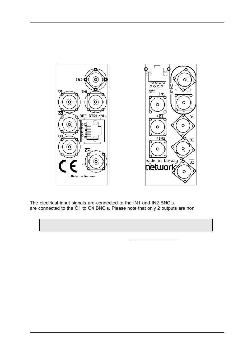 4 connections | Nevion HDSDI-CHO-2x1 User Manual | Page 8 / 14