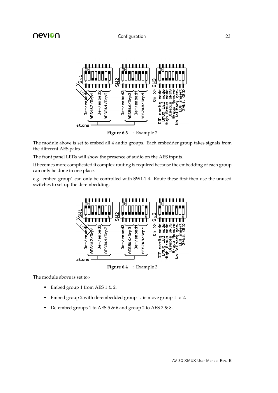 Nevion AV-3G-XMUX User Manual | Page 23 / 42