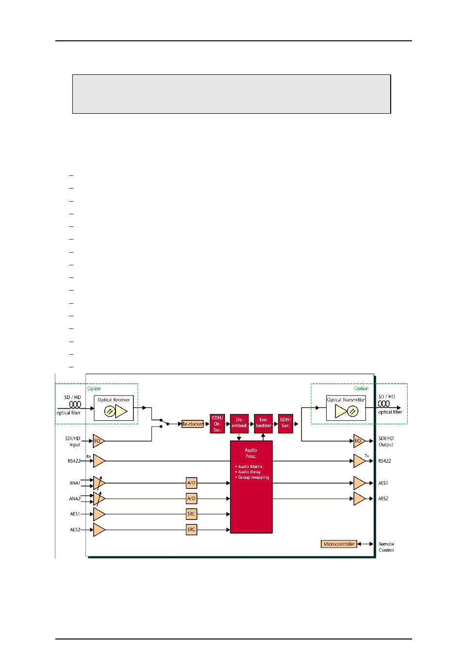 1 product overview | Nevion AAV-HD-XMUX User Manual | Page 4 / 25