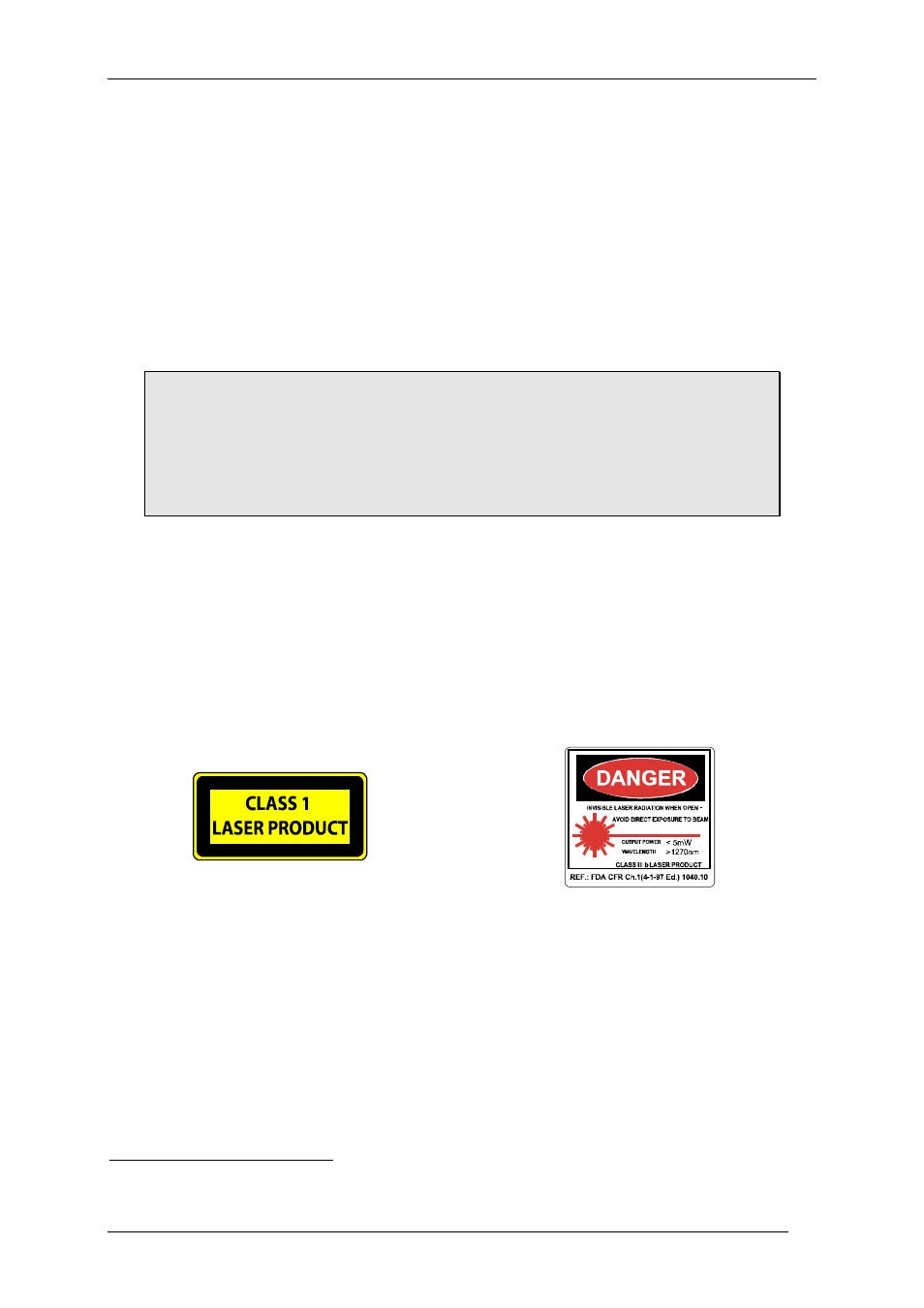 6 laser safety precautions | Nevion AV-HD-XMUX User Manual | Page 25 / 28