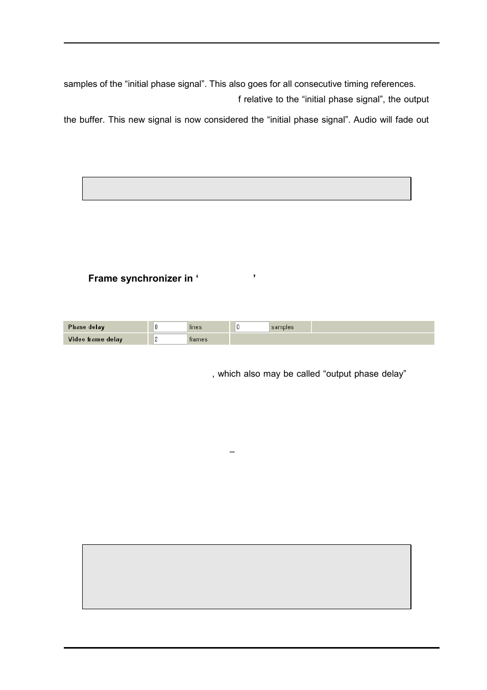 3 frame synchronizer, 4 frame synchronizer in ‘frame sync’ mode | Nevion DAC-AVA-DMUX User Manual | Page 22 / 32