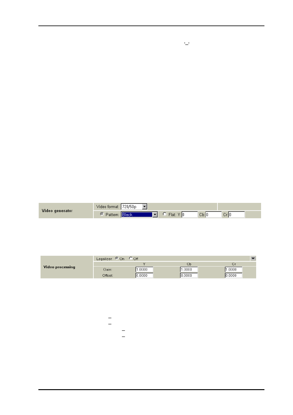 8 video generator, 9 video processing | Nevion DAC-AVA-DMUX User Manual | Page 25 / 32