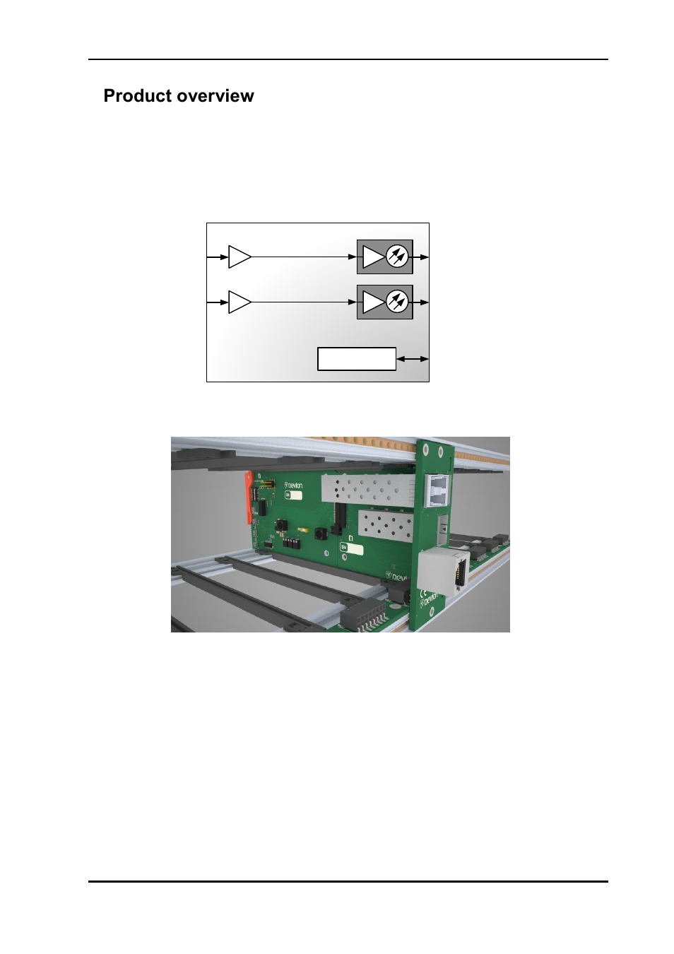 1 product overview, 1product overview | Nevion DVI-SDI-2-SFP User Manual | Page 4 / 14