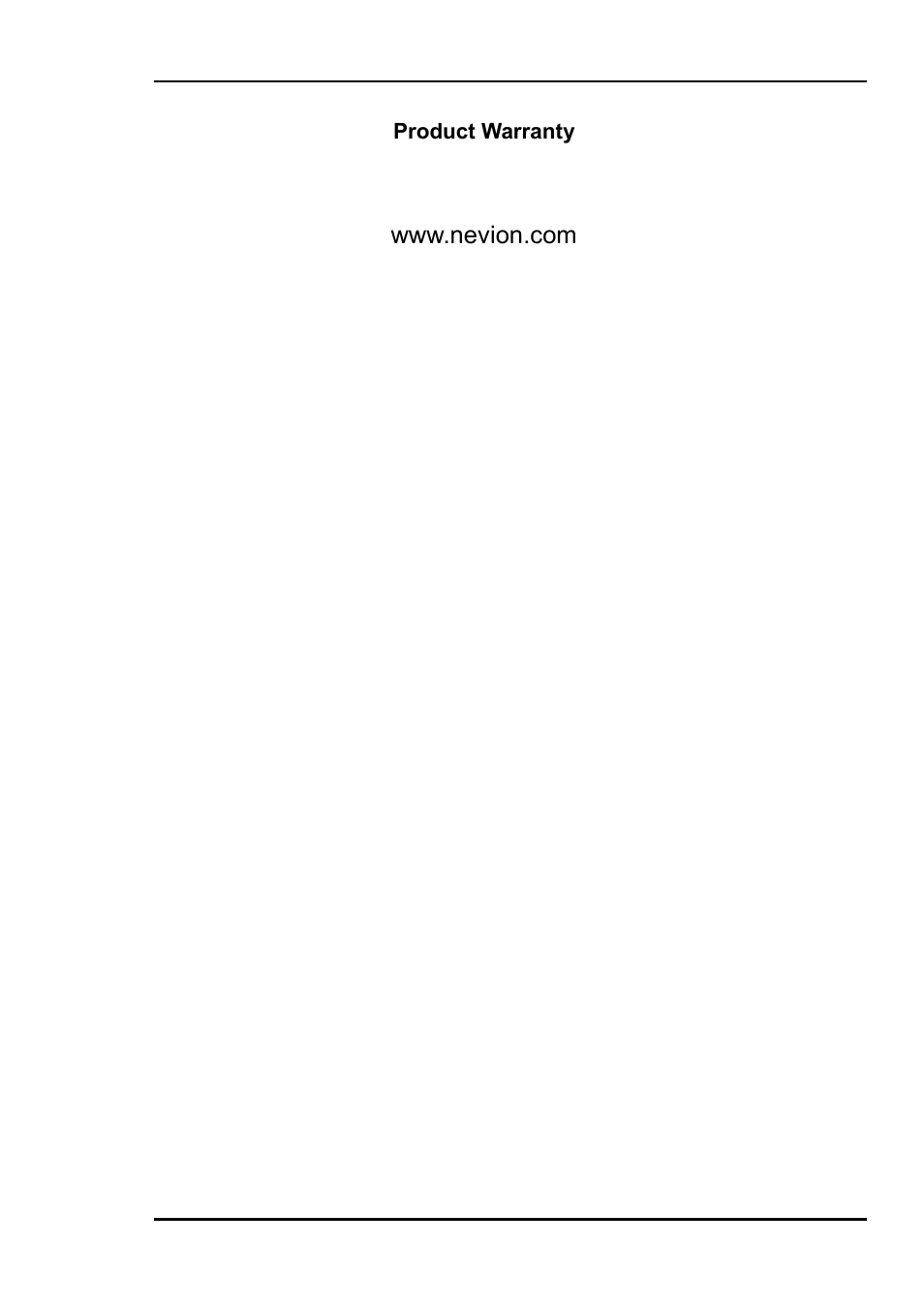 Product warranty | Nevion DA-AES User Manual | Page 12 / 13
