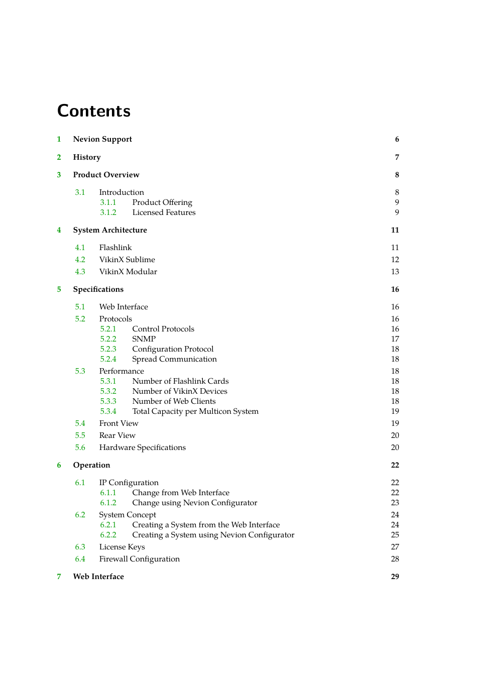Nevion Multicon User Manual | Page 2 / 83