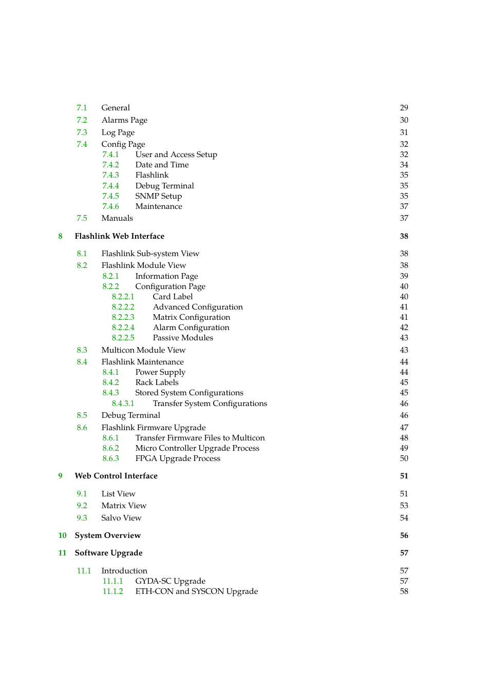 Nevion Multicon User Manual | Page 3 / 83