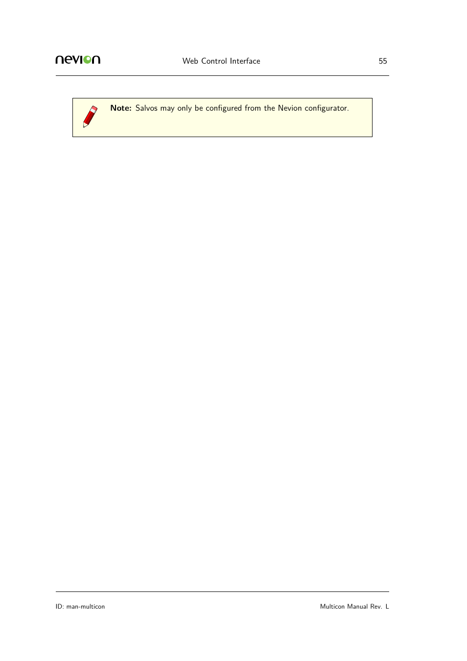 Nevion Multicon User Manual | Page 55 / 83