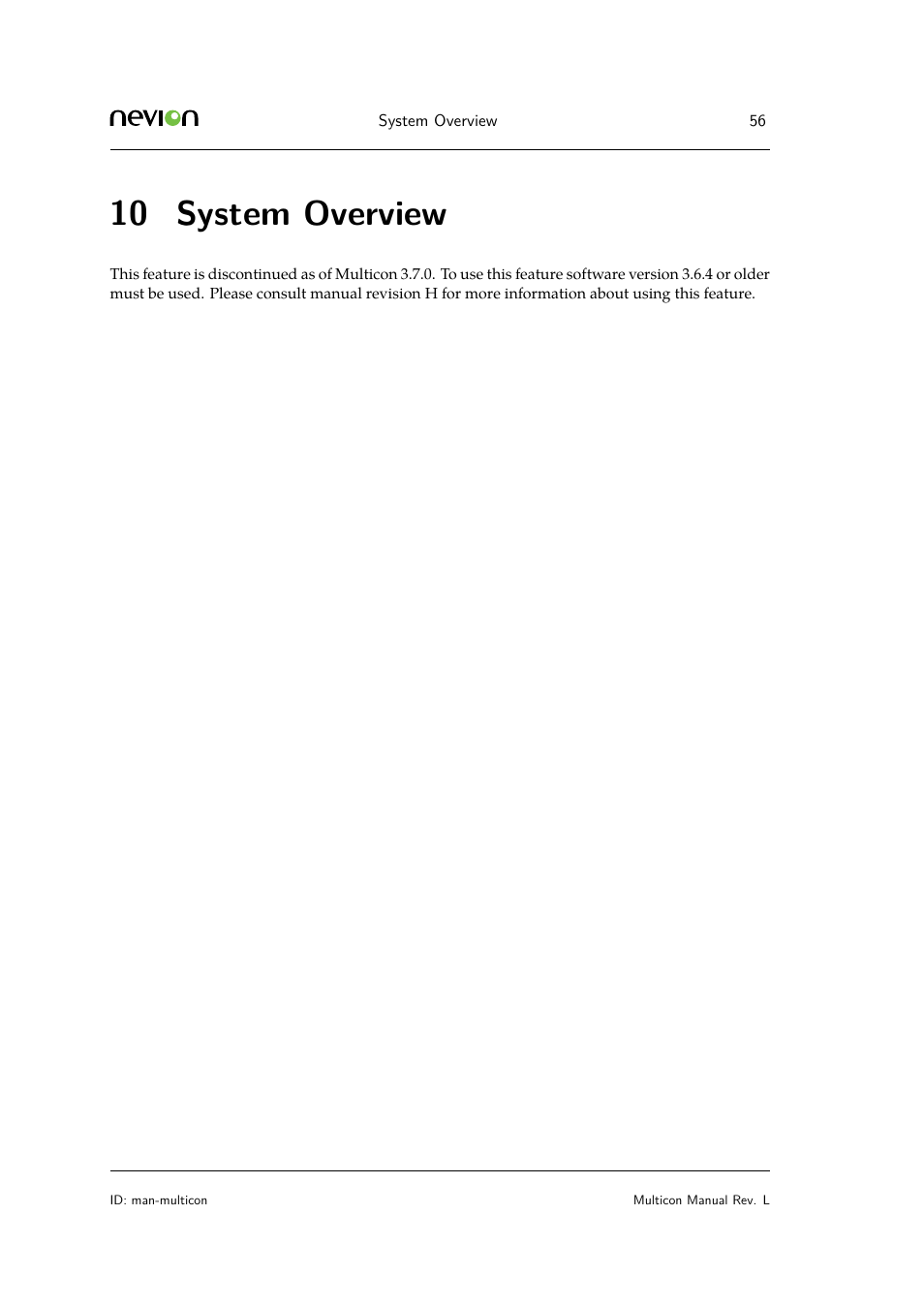 10 system overview | Nevion Multicon User Manual | Page 56 / 83