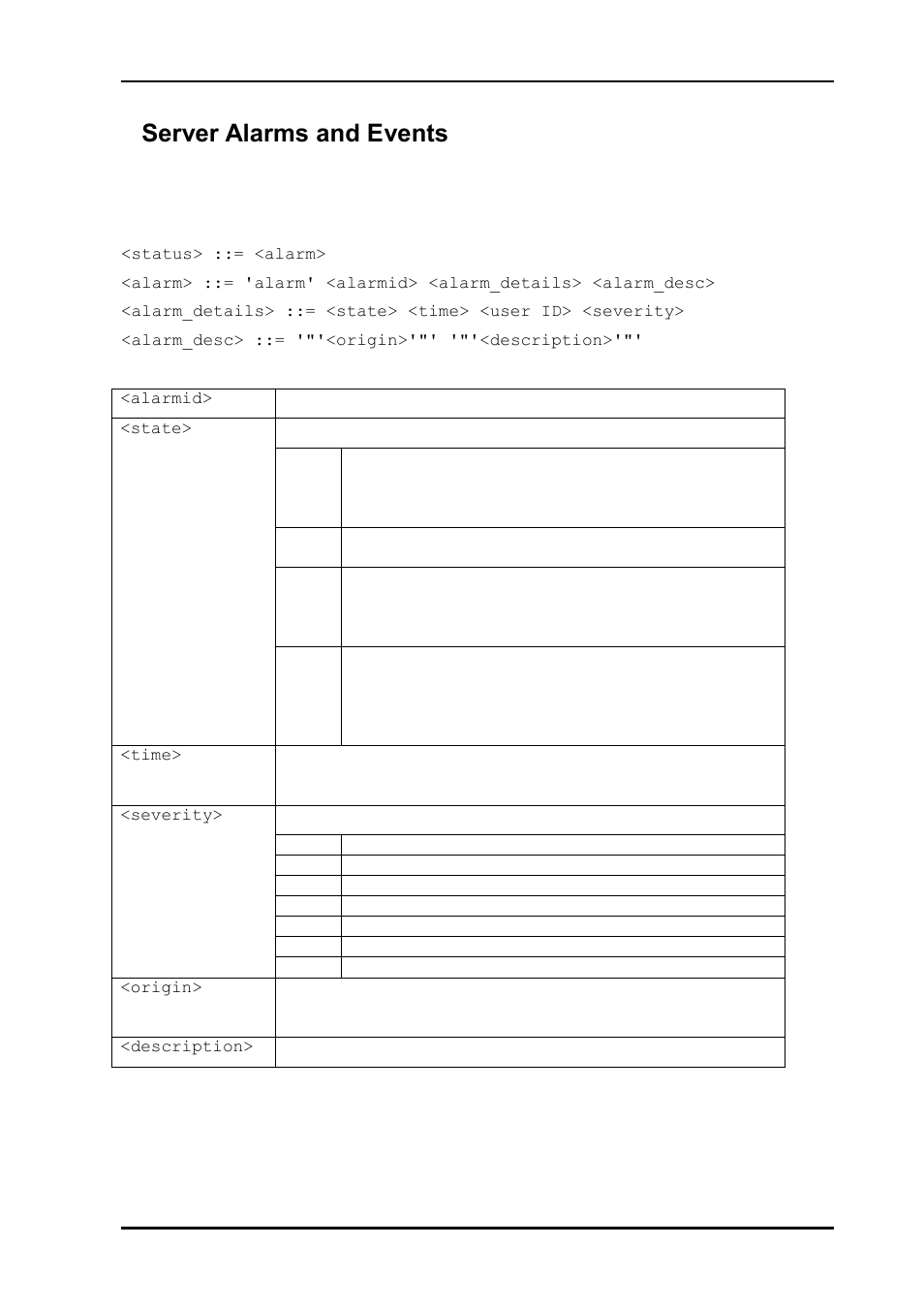 8 server alarms and events, 1 alarm status, 8server alarms and events | Nevion Multicon MRP User Manual | Page 33 / 46