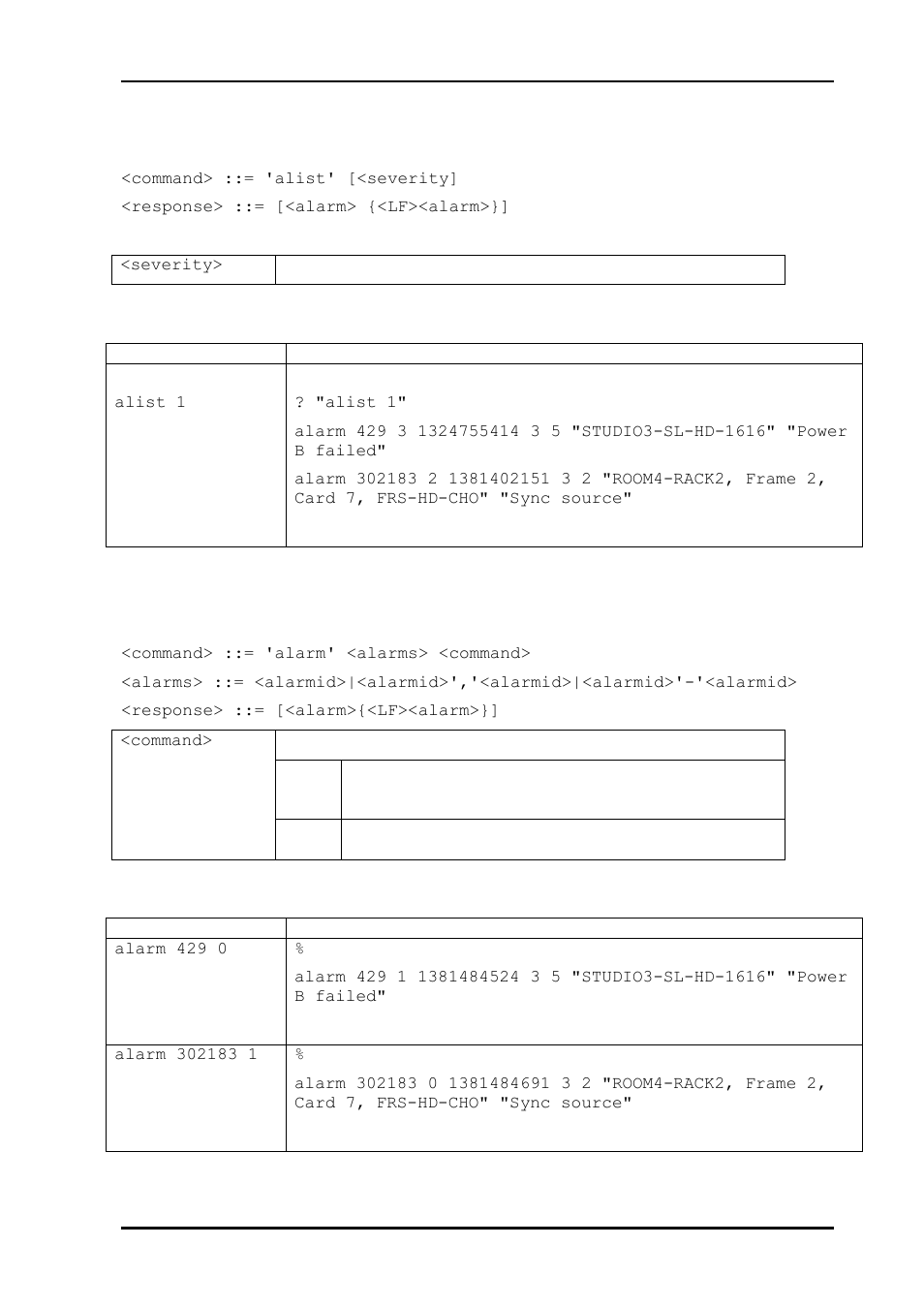 2 alarm list, 3 alarm acknowledge | Nevion Multicon MRP User Manual | Page 34 / 46