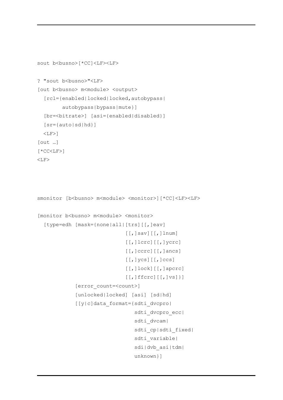 7 list output configuration and status, 8 monitor status | Nevion Multicon MRP User Manual | Page 38 / 46