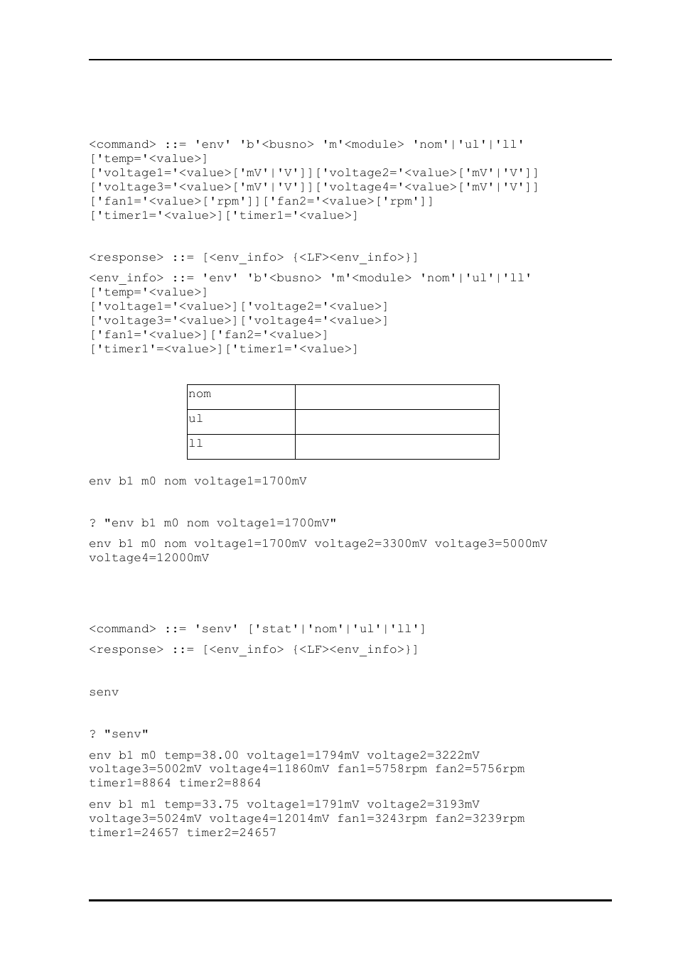 13 set environment alarm limits, 14 list environment status | Nevion Multicon MRP User Manual | Page 44 / 46