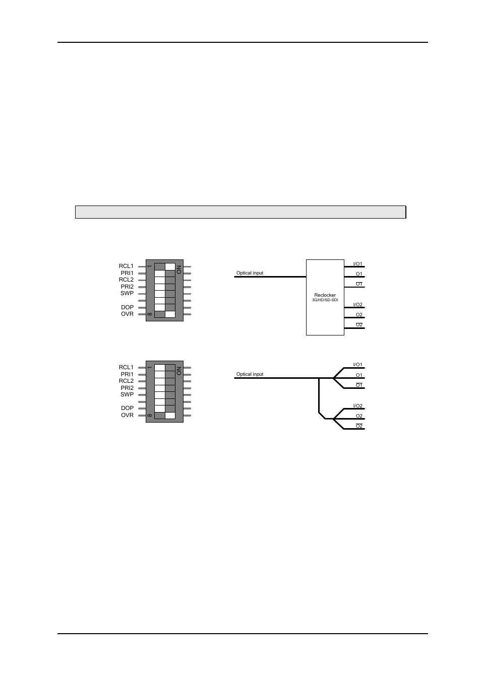 5 automatic change over, 6 single converter configuration example, 3ghd-oe / 3ghd-oe-2 rev. f | 1 trigger condition | Nevion 3GHD-OE User Manual | Page 10 / 22