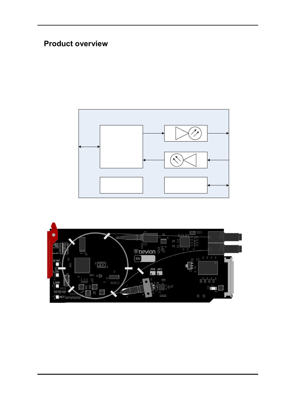 1 product overview, 1product overview | Nevion ETH1000-MKII User Manual | Page 4 / 15